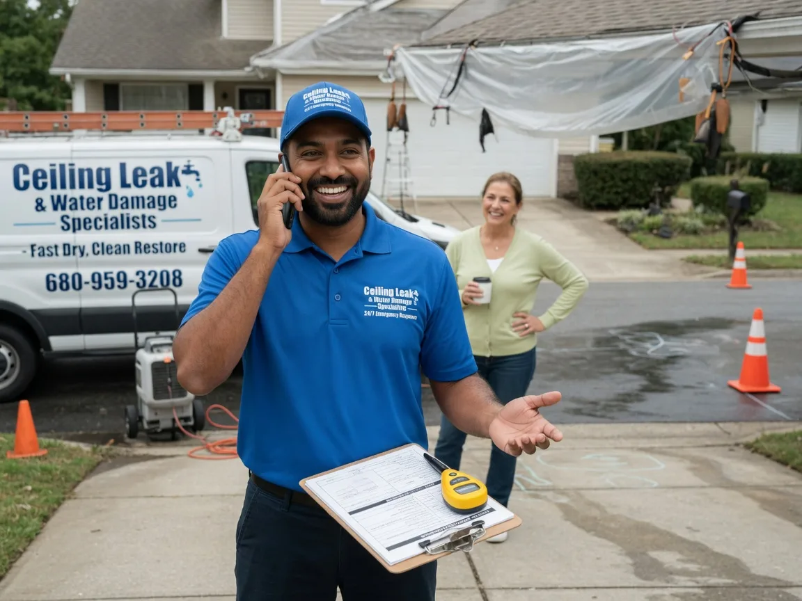 Ceiling Leak Cleanup Amma, WV FAQs